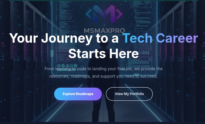 CodeWithMSMAXPRO.me Homepage